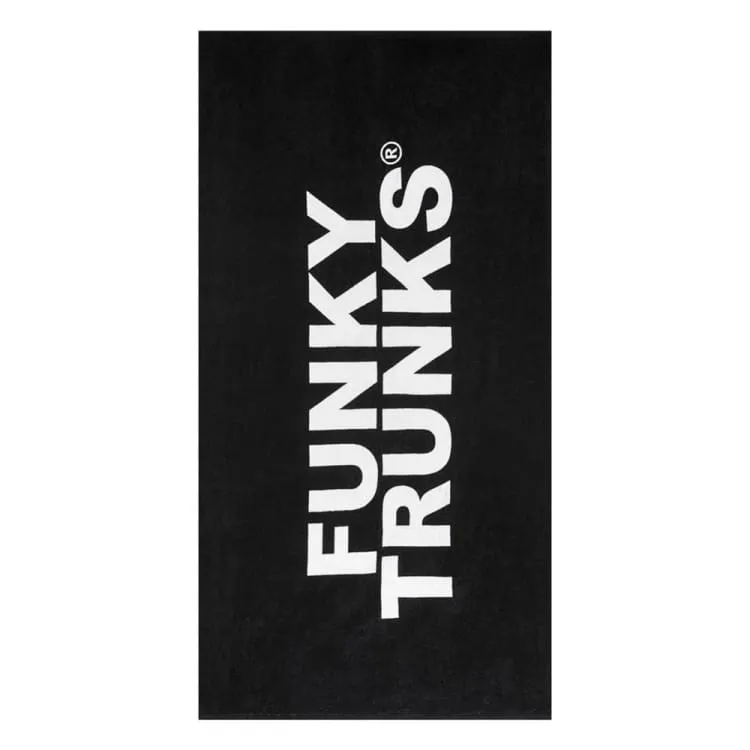 Funky Cotton Towel-Still Black