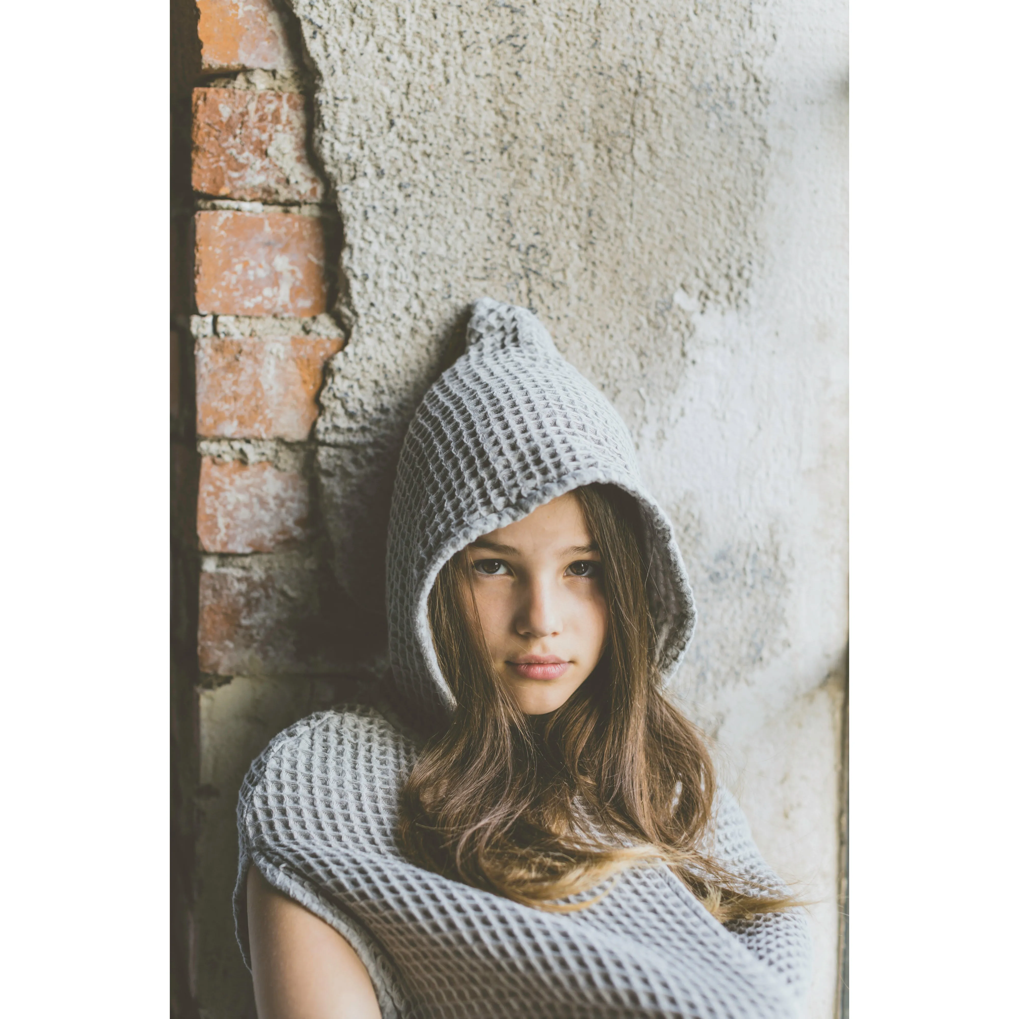 Numero 74 Poncho Towel White