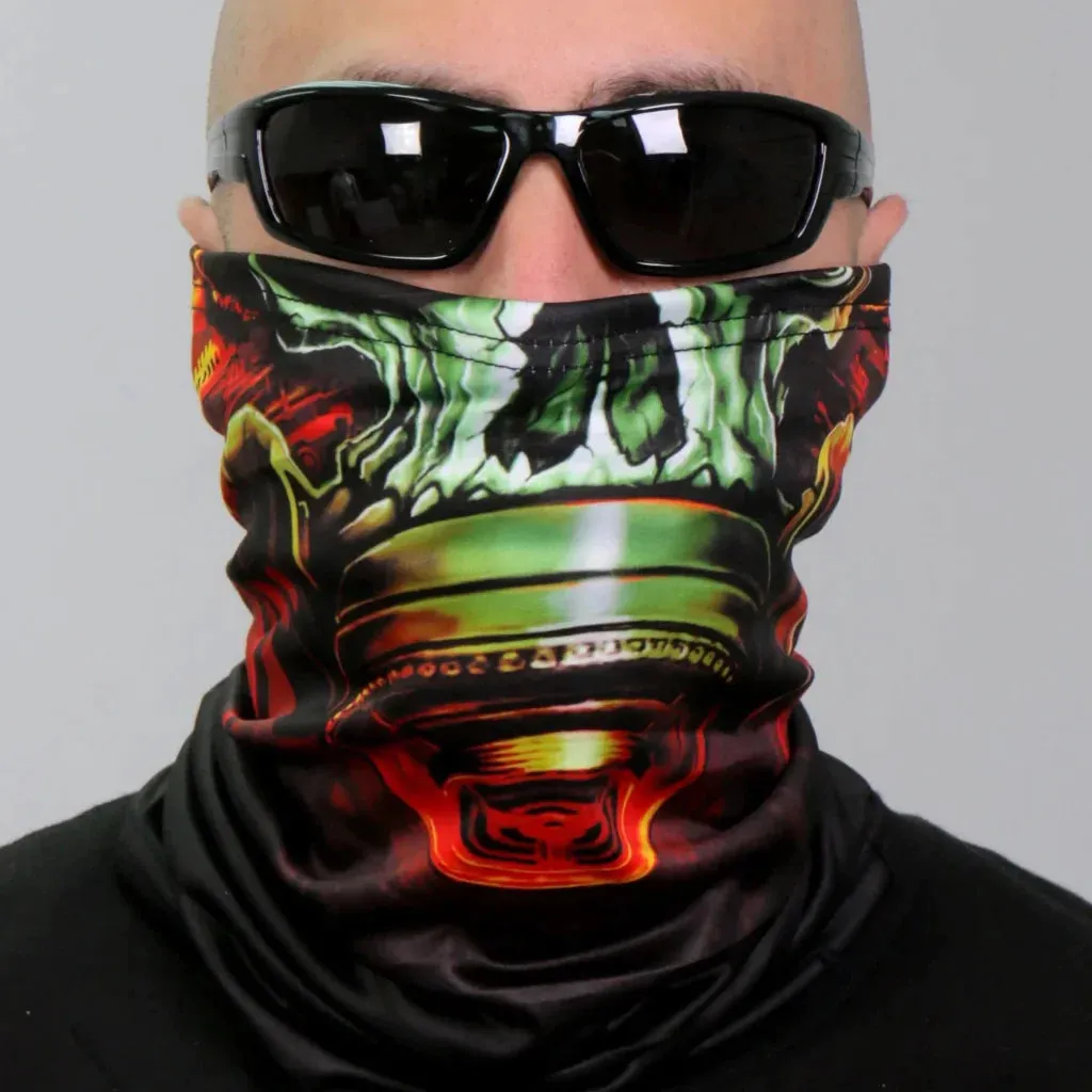 Polyester Neck Gaiter - Gas Mask HWN2004 | Hot Leathers